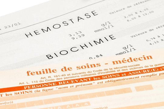 Feuille de soins
