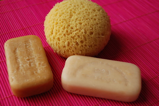 savon et &eacute;ponge