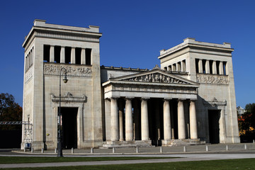 Fototapeta na wymiar Propylaen monument in Munich, Germany