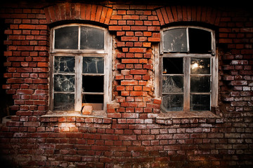 alte Fenster Ziegel