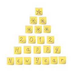 Christmas Tree of stickers