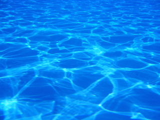Fototapeta na wymiar Refleksje na dnie basenu