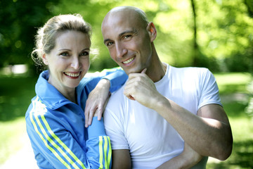 Joggen im Park