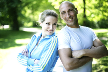 Joggen im Park