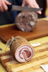 pancetta arrotolata