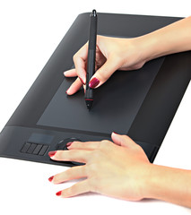 Black Digital Drawing Tablet