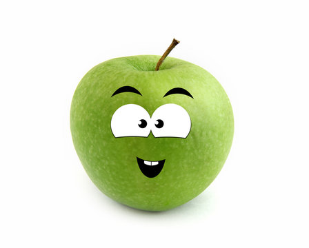 Laughing apple