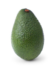 avocado isolated on white