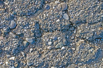 Rissiger Asphalt