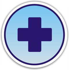 Obraz premium bouton plus