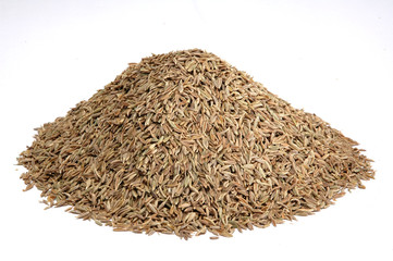 Mountain of cumin seeds