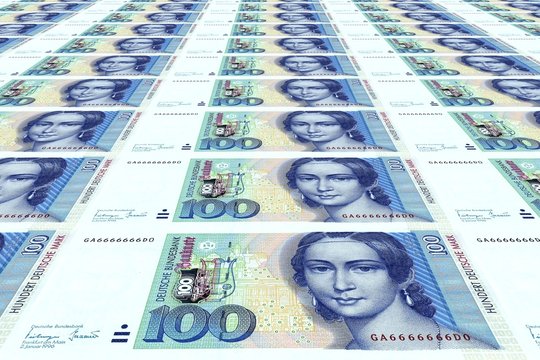 100 DM Banknoten