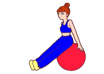 ダイエットを頑張る女性