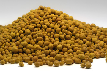 ferric chloride balls in light back