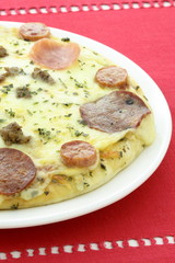 hot ready to eat  meat lovers pizza