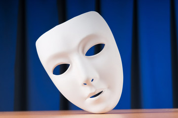 Masks with theatre concept