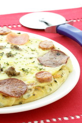 hot ready to eat  meat lovers pizza