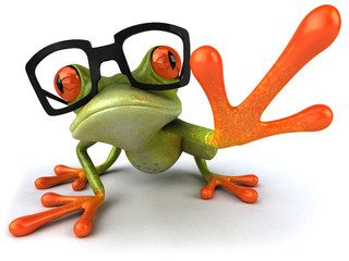 Grenouille et lunettes