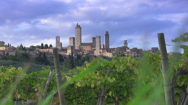 San Gimignano, Toskana, Italien