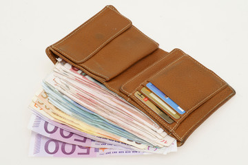 Geldbörse mit Euro
