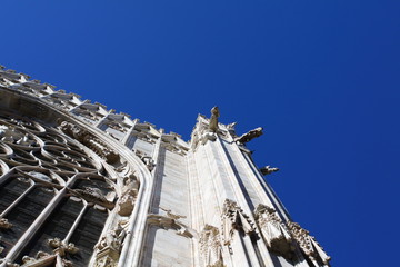 Fototapeta premium Duomo di Milano gothic cathedral church, Milan, Italy