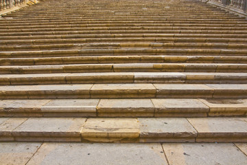 Escaleras de la catedral de Girona Cataluña España