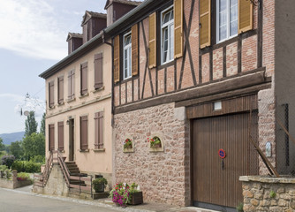 house facade in Mittelbergheim