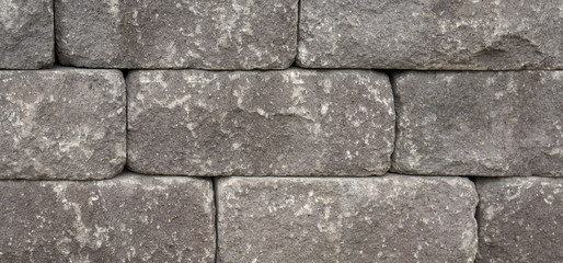 dry masonry wall detail