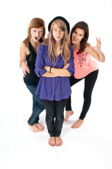 Fototapeta premium The whining of two sisters