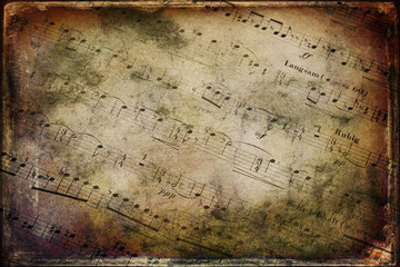 Vintage musical background
