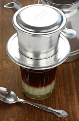 coffee brewing in vietnamese style