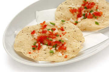 masala papad , indian food