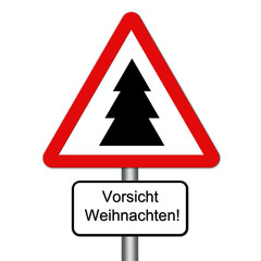 Obraz premium Vorsicht Weihnachten