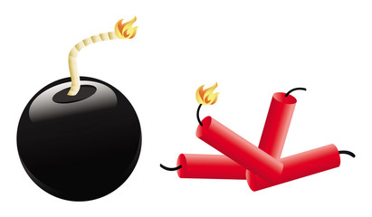 bomb and dynamite