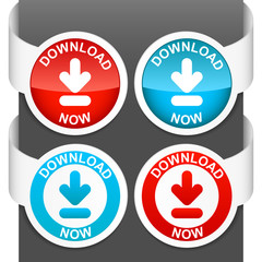 Left and right side signs - Download Now. Vector illustration.