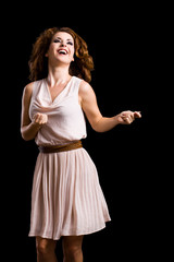 Naklejka premium Partygängerin