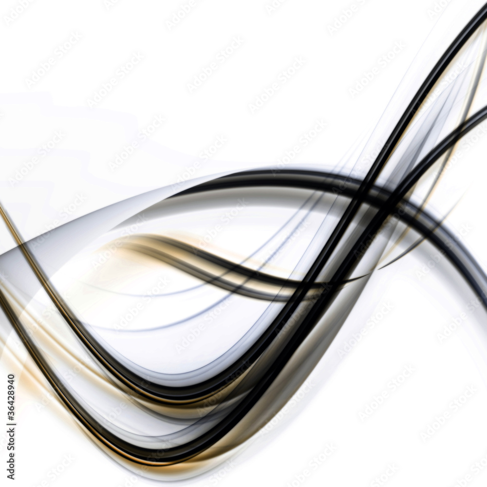Fototapete abstract elegant wave background design with space for your text
