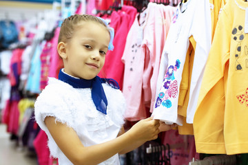 Young woman doing shopping