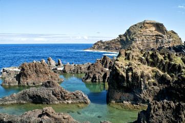 rock pools on the seafront