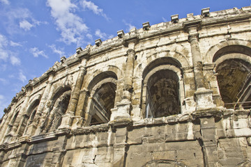 Obraz premium Roman Amphitheater, Nimes, France