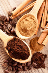 Coffee and cinnamon