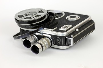 alte 8mm Filmkamera für Hobbyfilmer 50er Jahre