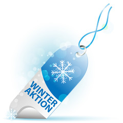 etikette - winter aktion