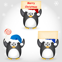 Christmas penguin