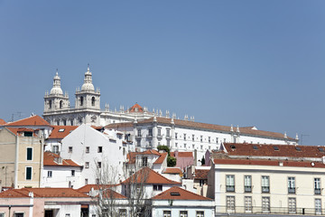Fototapeta na wymiar Sao Vicente de Fora - Kirche in Lissabon