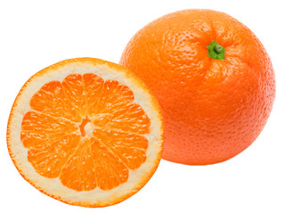 orange isolated on white background