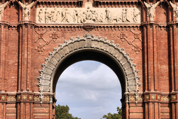 Barcelona landmark - Arch of Triumph