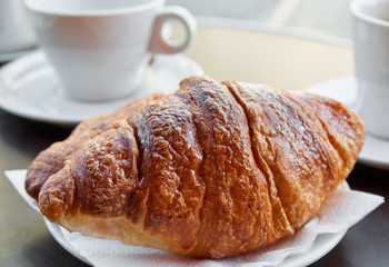 fresh croissant