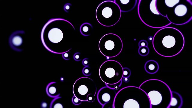 Abstract Dots - 3 - Pink and Blur