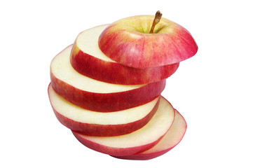 Cut apple